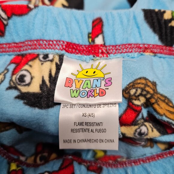 New Boys Girls Pjs Pajama Set 3 pc Socks Ryans World XS 4 5 Pocket Watch - Picture 5 of 16
